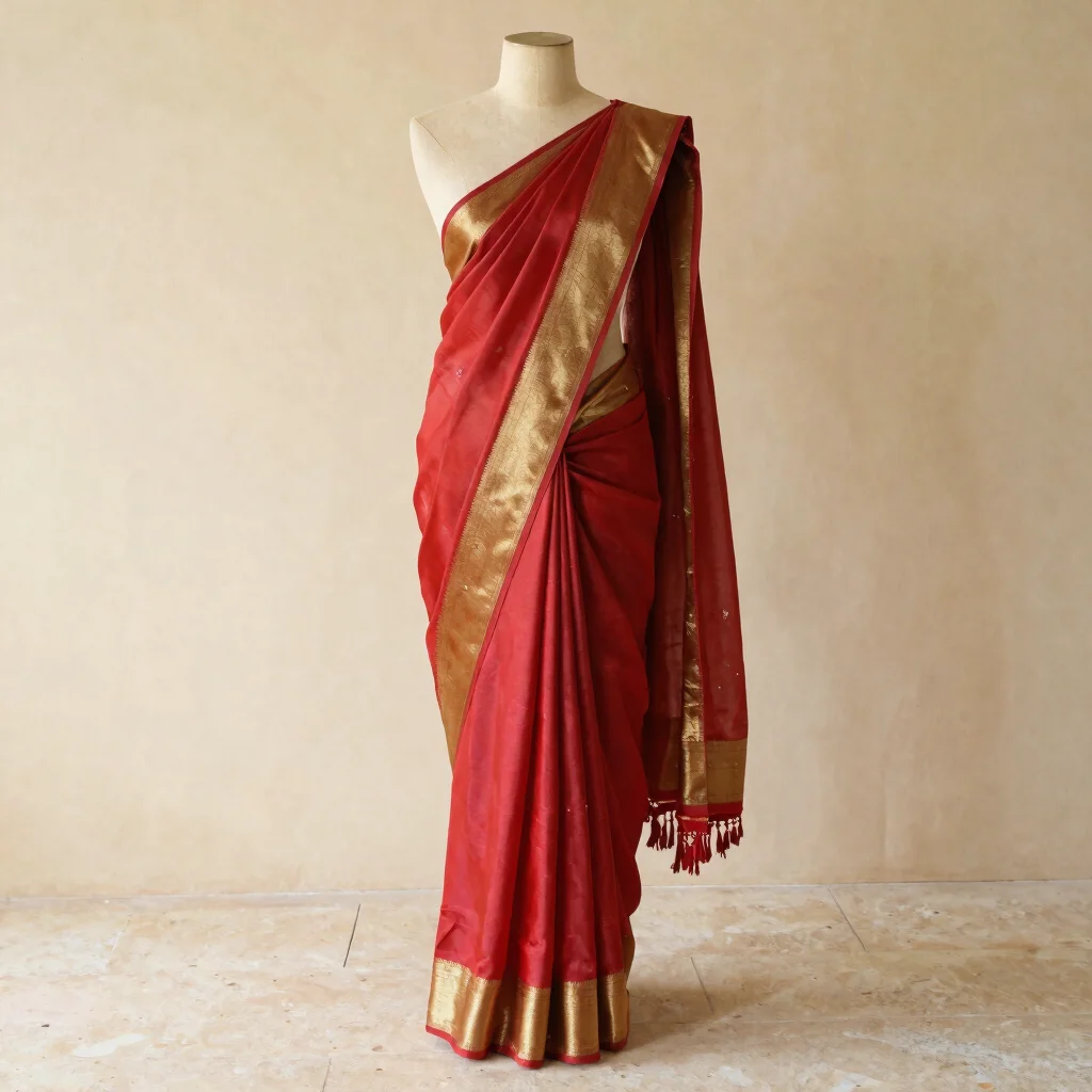 Temple Border Silk Saree