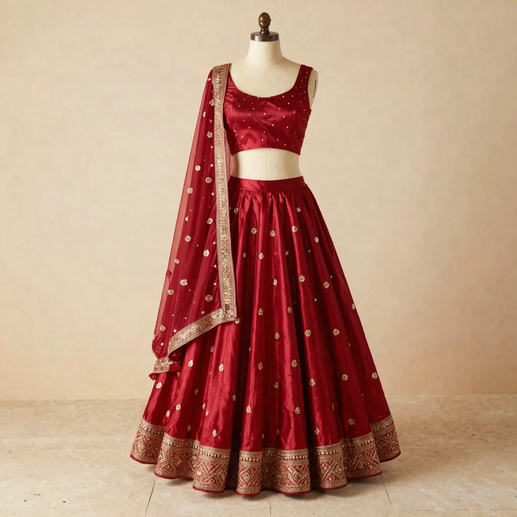 Ruby Wedding Lehenga