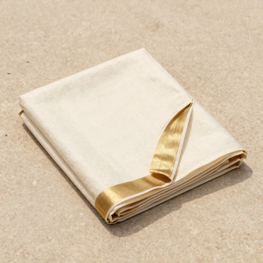 Ivory Cotton Veshti