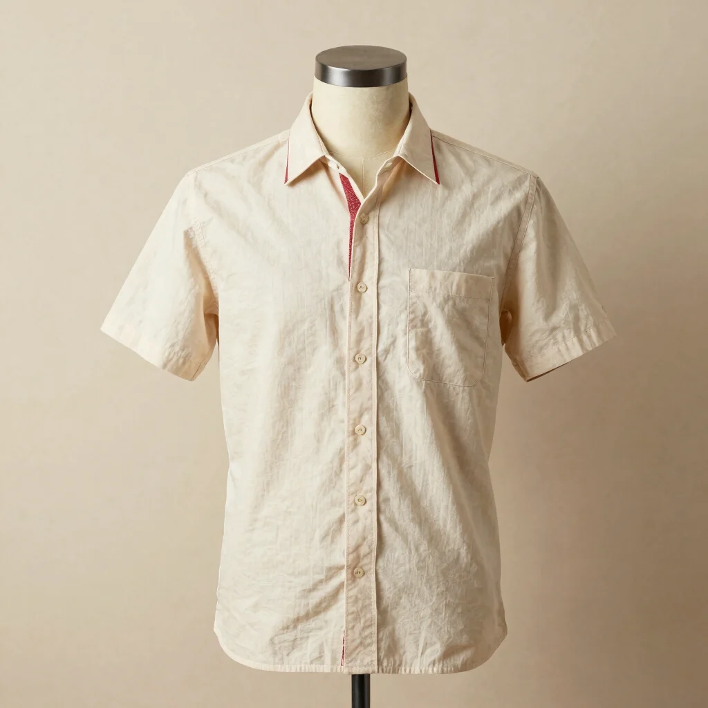Temple Stripe Cotton Shirt